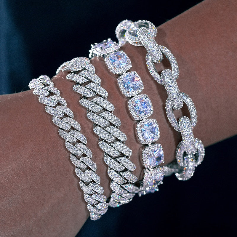 Cuban link sales bracelet vvs