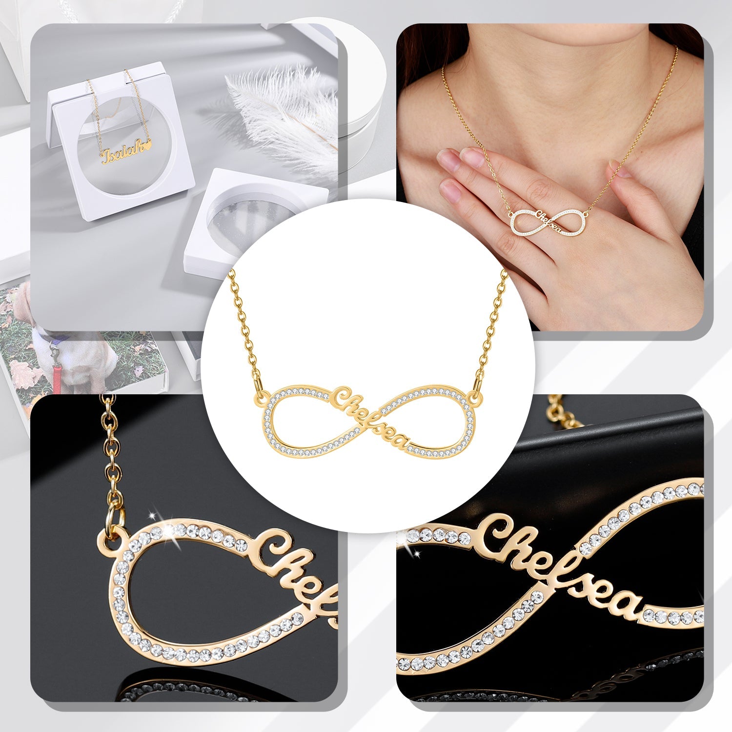 Daughter Necklace from Dad | Infinity Necklace - Julri Box