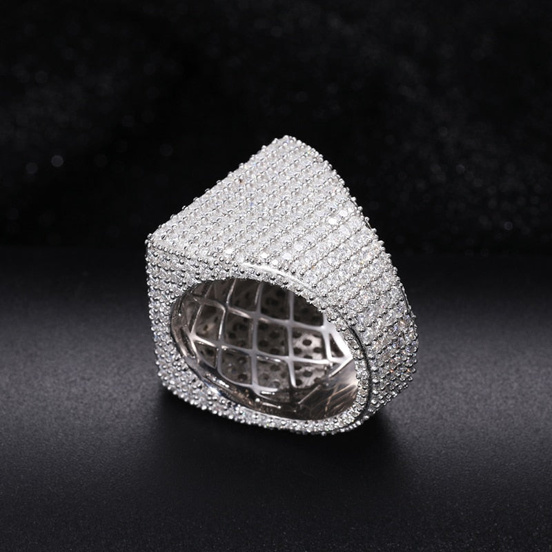Real Rapper Jewelry | Iced Out Rings Real | Iced Out Rings for Men