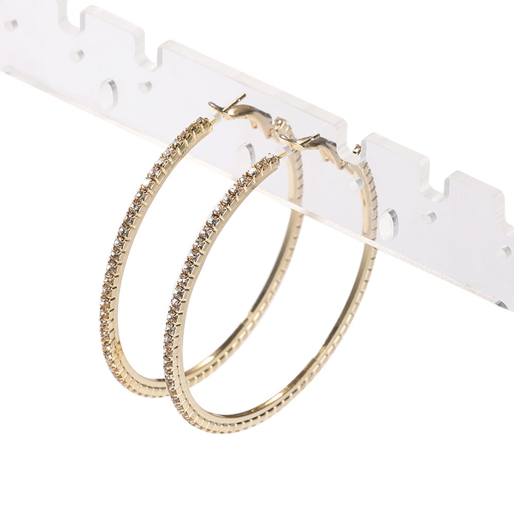 Diamond Hoops Earring | Big Diamond Hoop Earrings