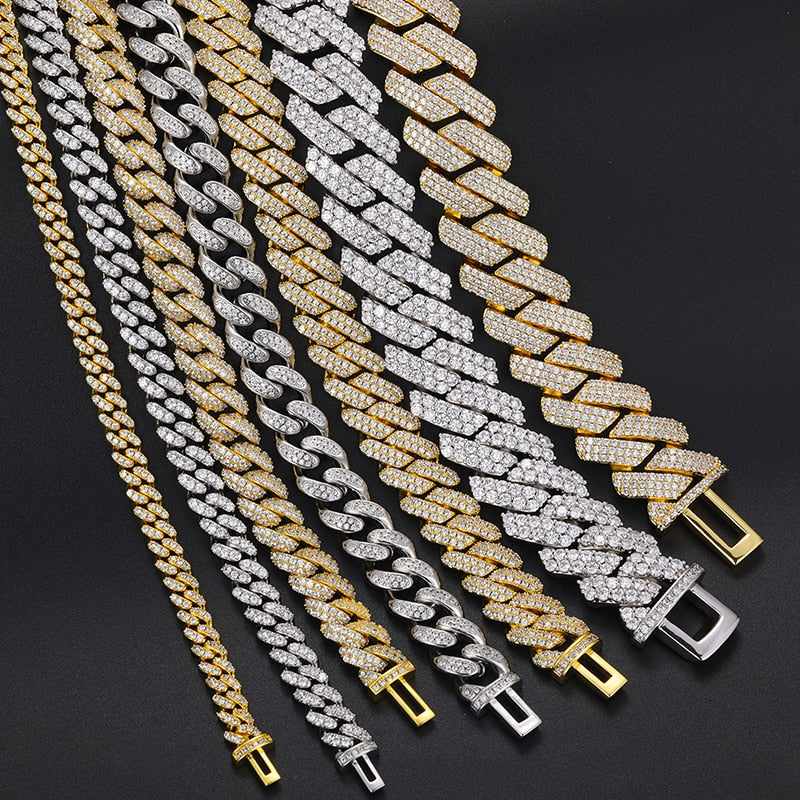 6mm - 20mm | Sterling Silver Miami Cuban Link Chain | Real Hip Hop Jewelry