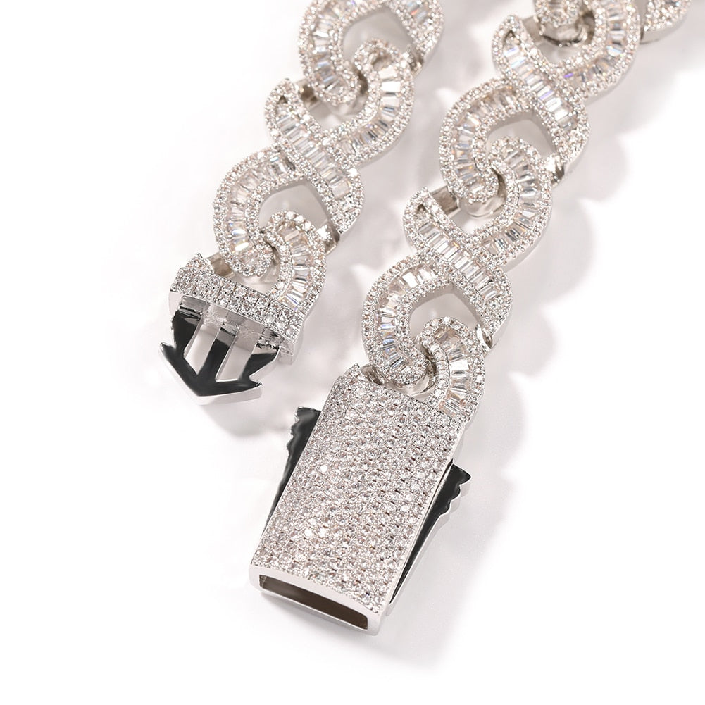 15mm | Rapper Diamond Chain | Infinity Link Chain