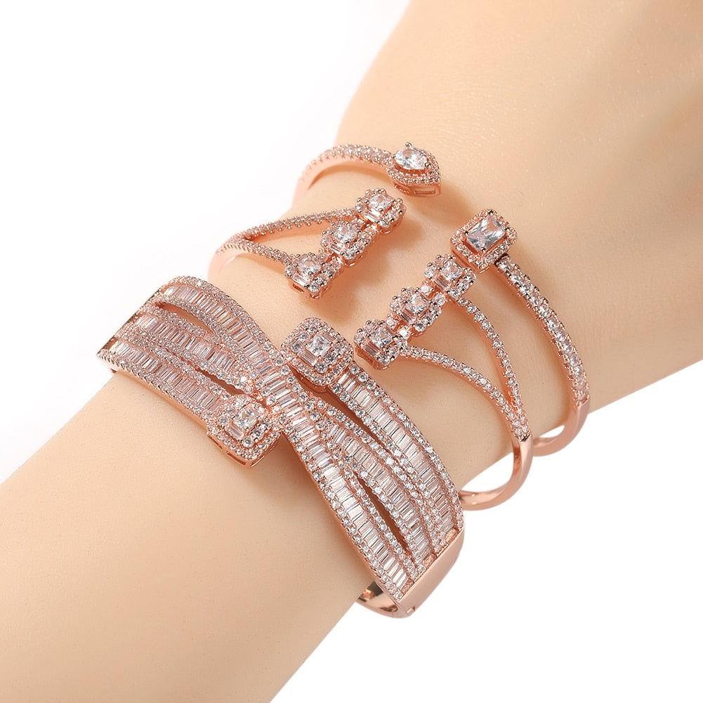 Bangle Bracelets for Women | CZ Bangle Bracelet | Diamond Bangles