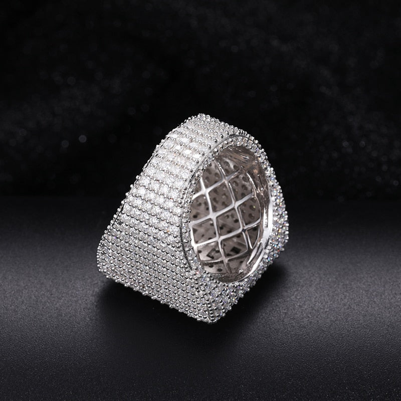 Real Rapper Jewelry | Iced Out Rings Real | Iced Out Rings for Men