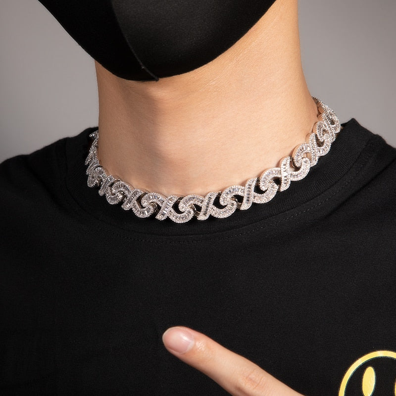 15mm | Rapper Diamond Chain | Infinity Link Chain