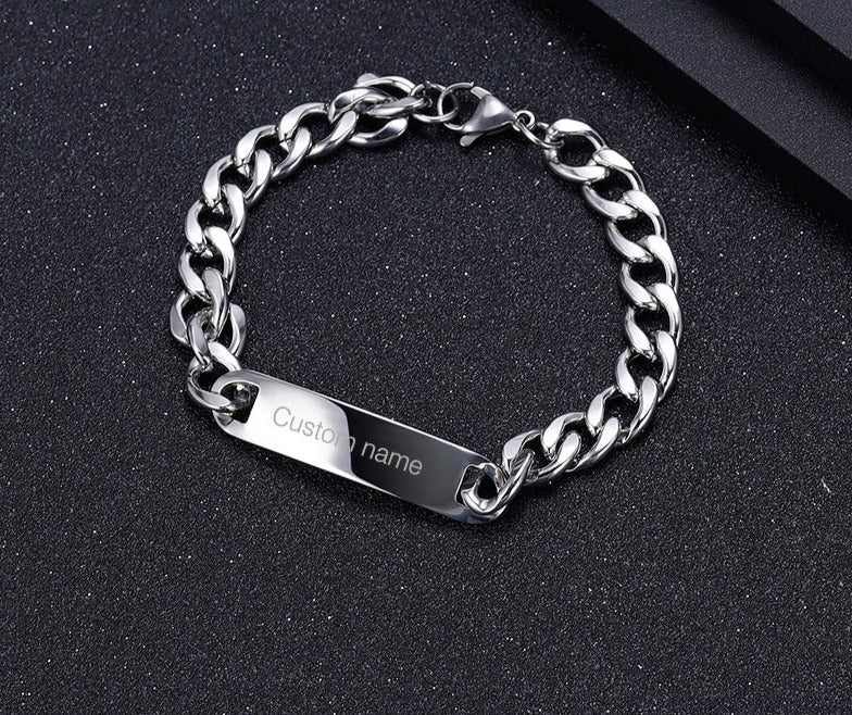 Mens Bracelets Engraved