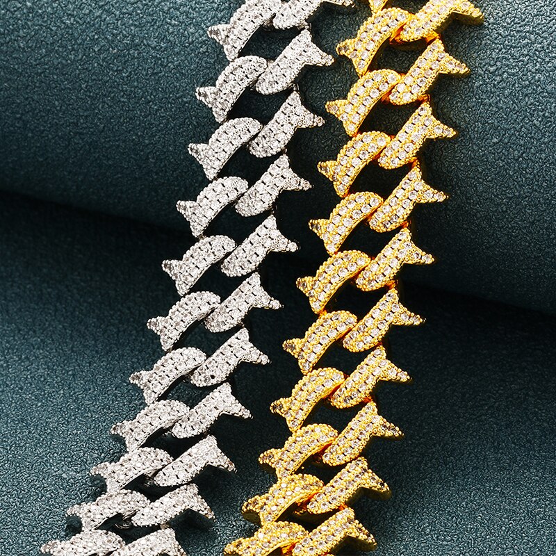 18mm | Mens Cuban Link Gold Chain | Mens Miami Cuban Link Chain