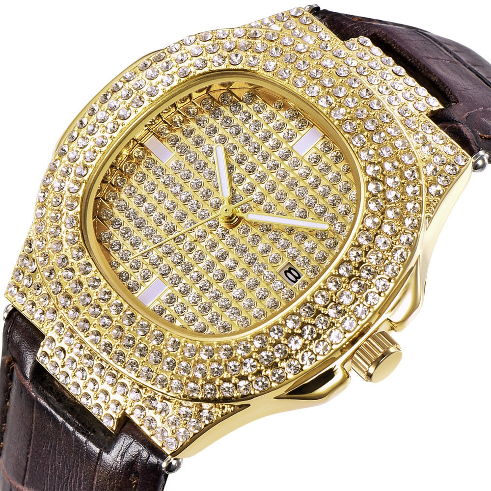 Iced Out Watch | Hip Hop Jewelry for Men