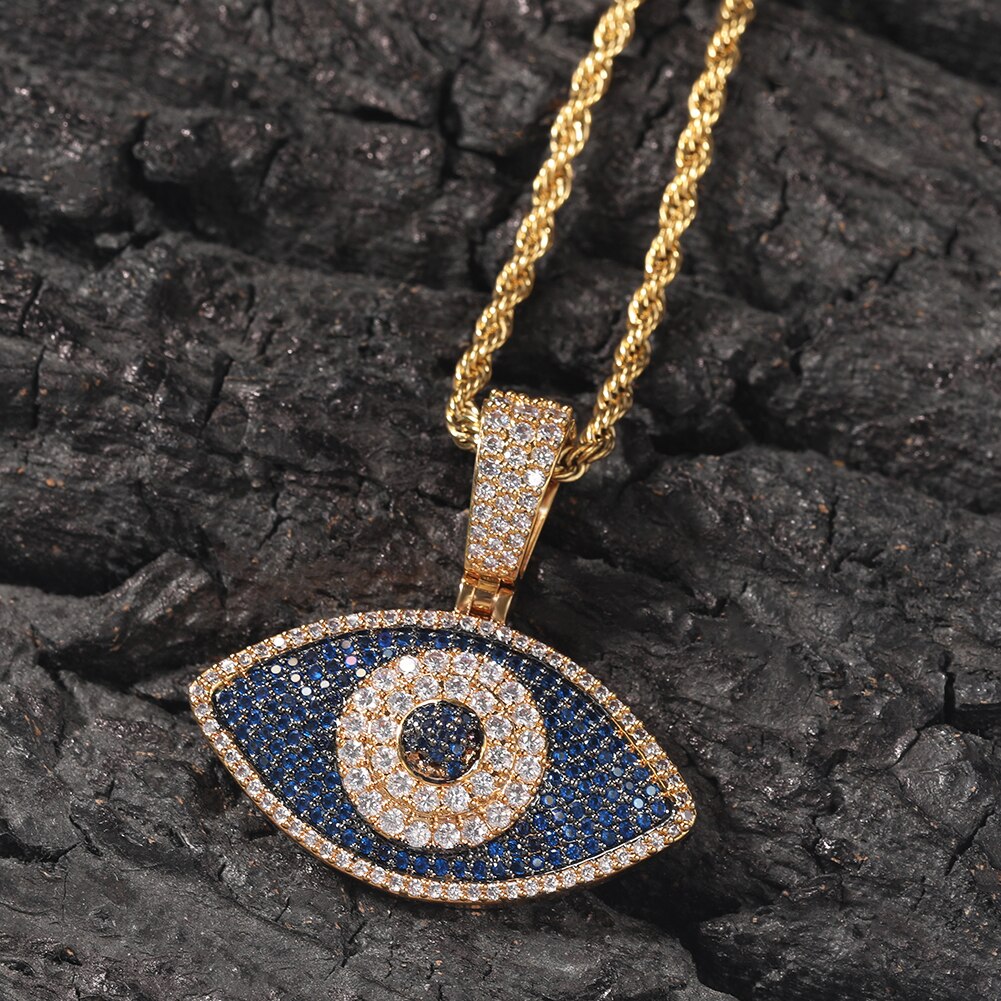 Evil Eye Necklace | Evil Eye Pendant | Gold Evil Eye Necklace