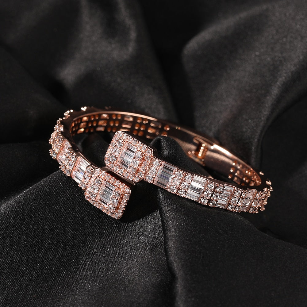 Iced Out Women's Jewelry | Diamond Bangles