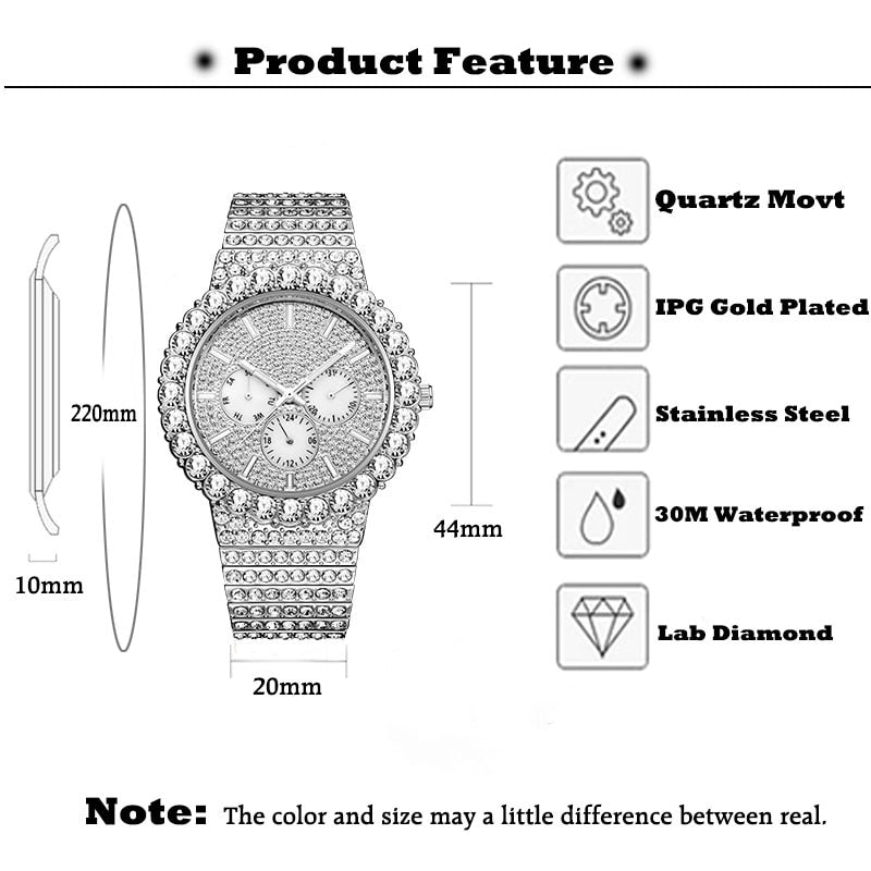 Diamond Watches for Women | Iced Out Watch Women