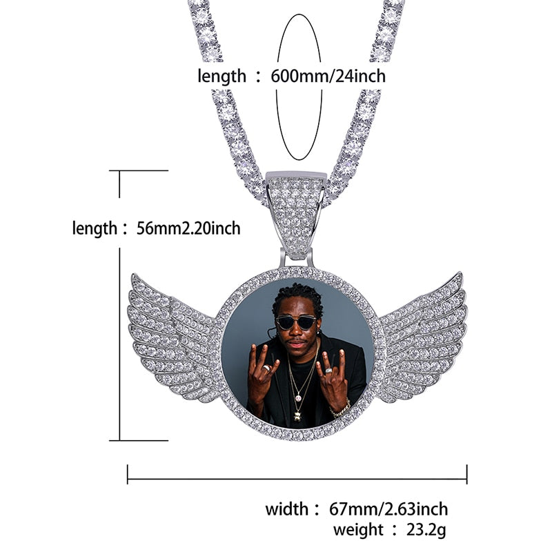 Memory Necklace with Picture | Memorial Pendant Necklace