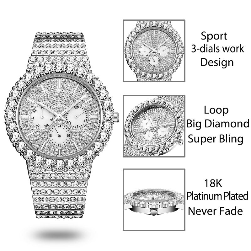 Diamond Watches for Women | Iced Out Watch Women