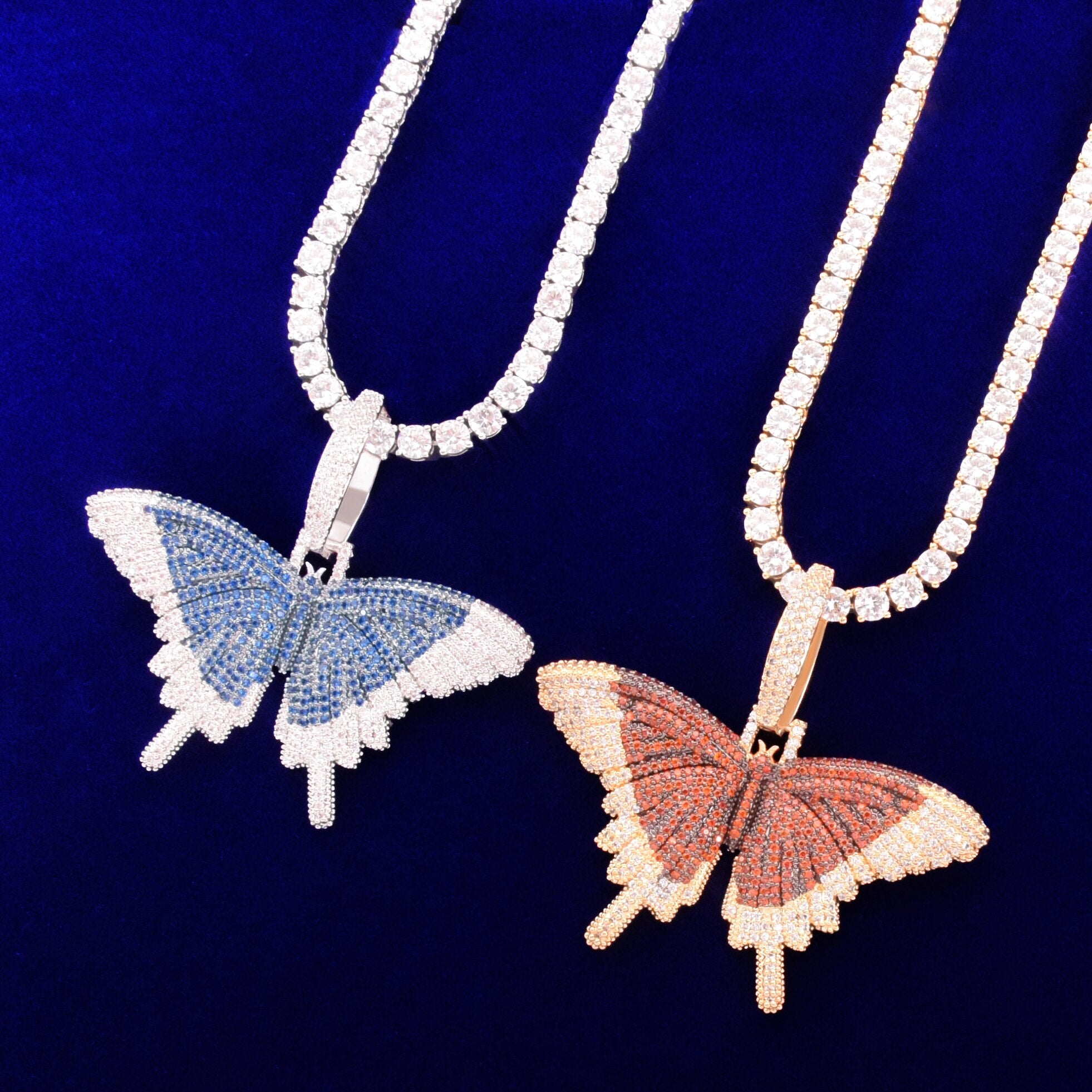 Butterfly Pendant Necklace | Butterfly Necklace | Gold Butterfly Necklace: