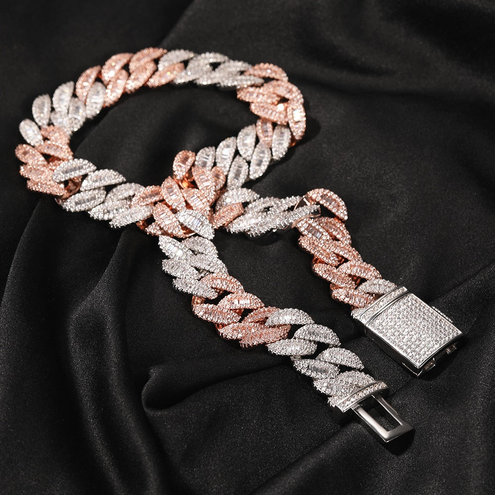 16mm | Cuban Link Mens Bracelet | Iced Out Bracelet