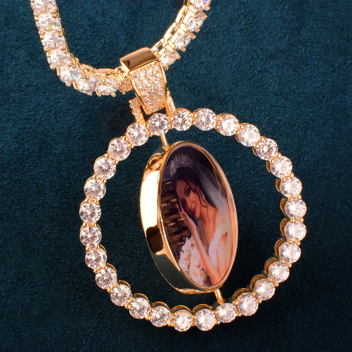 Double Sided Photo Necklace | Custom Photo Pendant Necklace