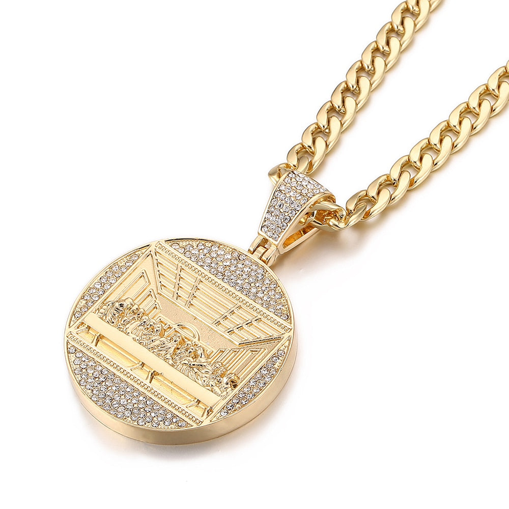 Iced Out Jewelry | Last Supper Pendant | Hip Hop Jewelry Pendants