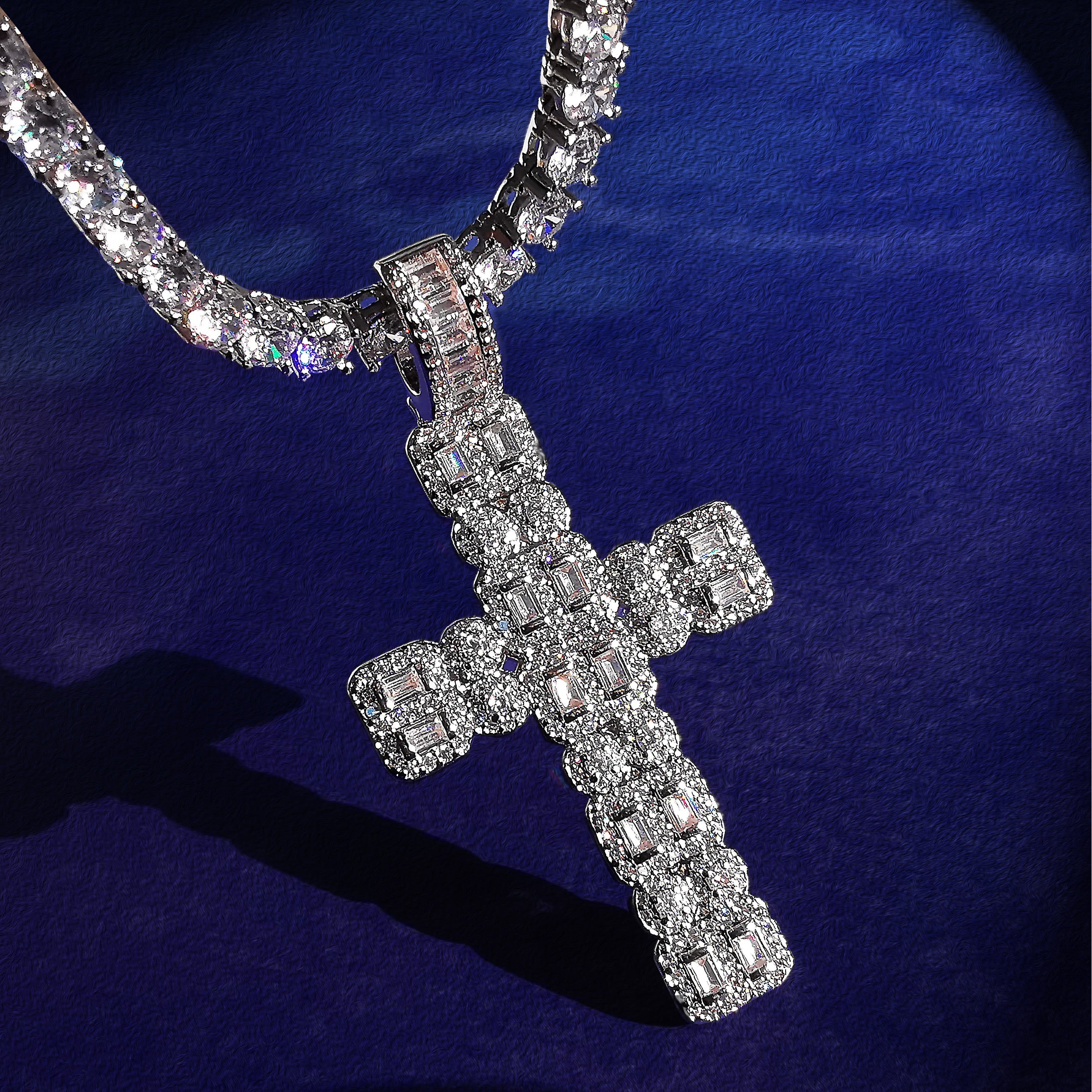 Diamond Cross Pendant | Diamond Cross Pendants | Silver Cross Pendants
