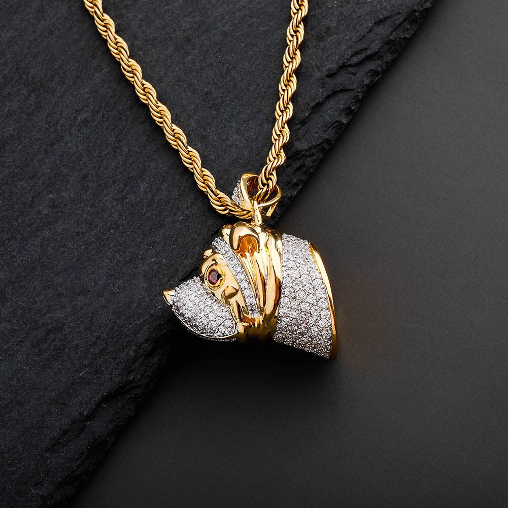 Dog Head Necklace | Hip Hop Jewelry Pendants