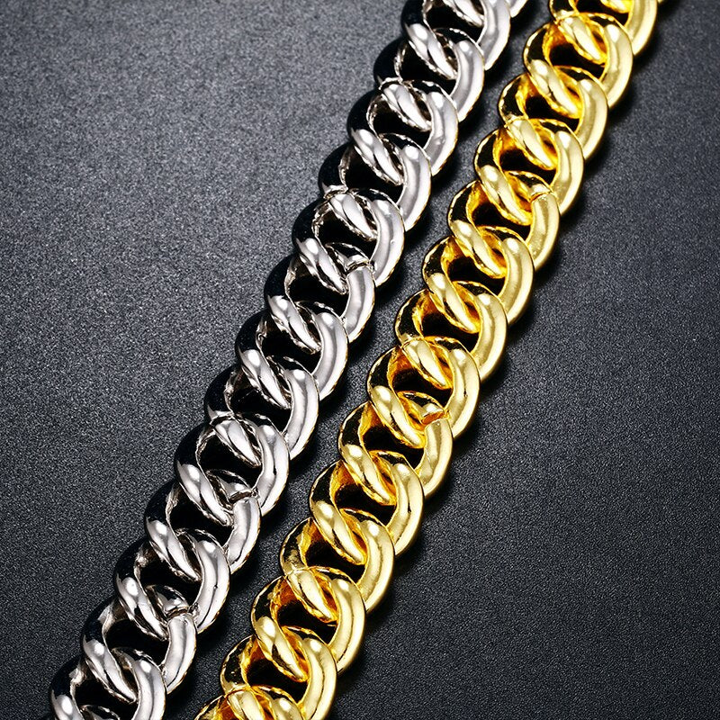 14mm Cuban Link Chain | Silver Cuban Link Chain | Gold Cuban Link Chain