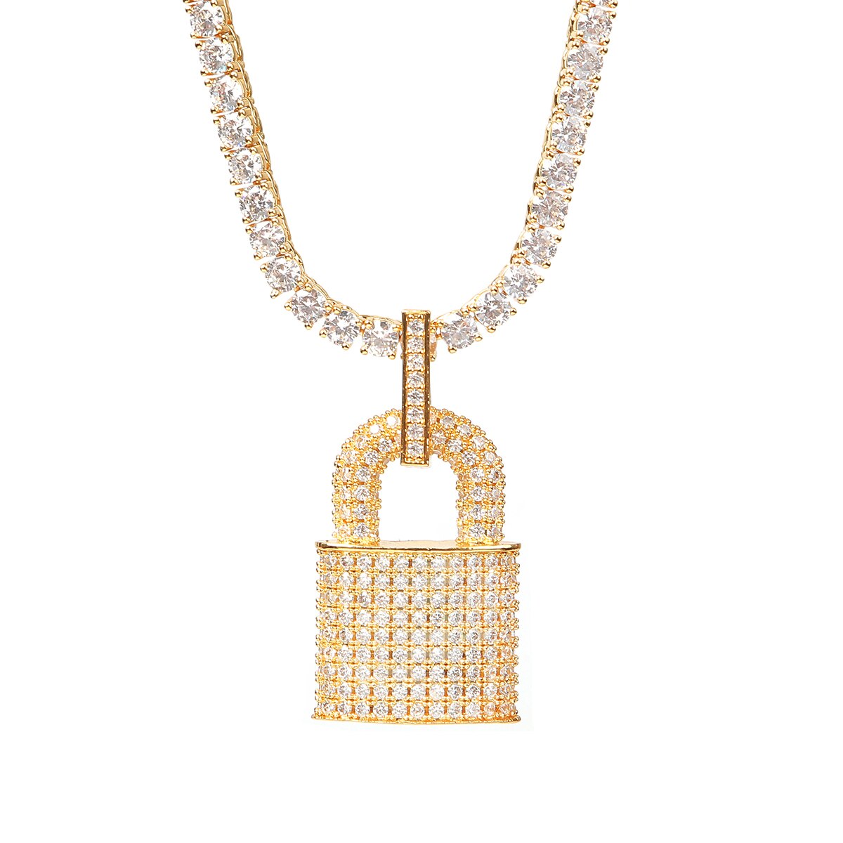 Lock Pendant Jewelry | Lock Shaped Necklace