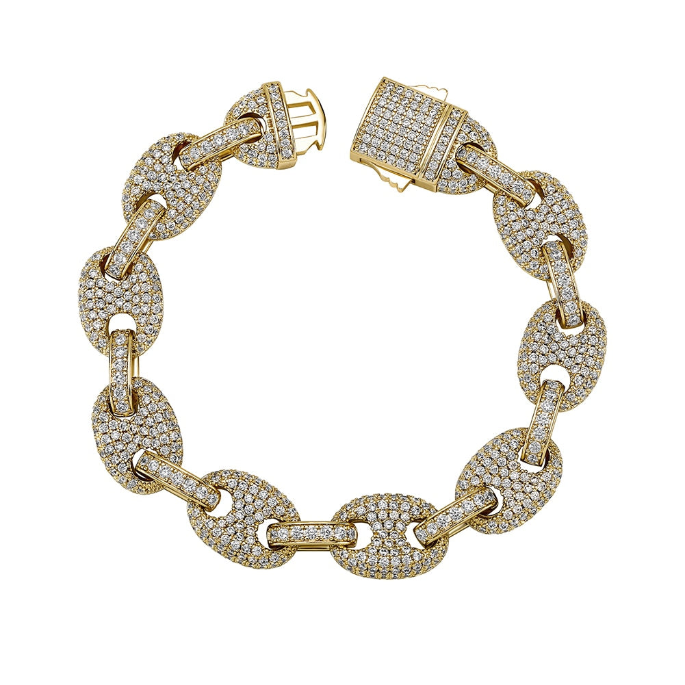12mm | Gucci Link Bracelet | Hip Hop Jewelry