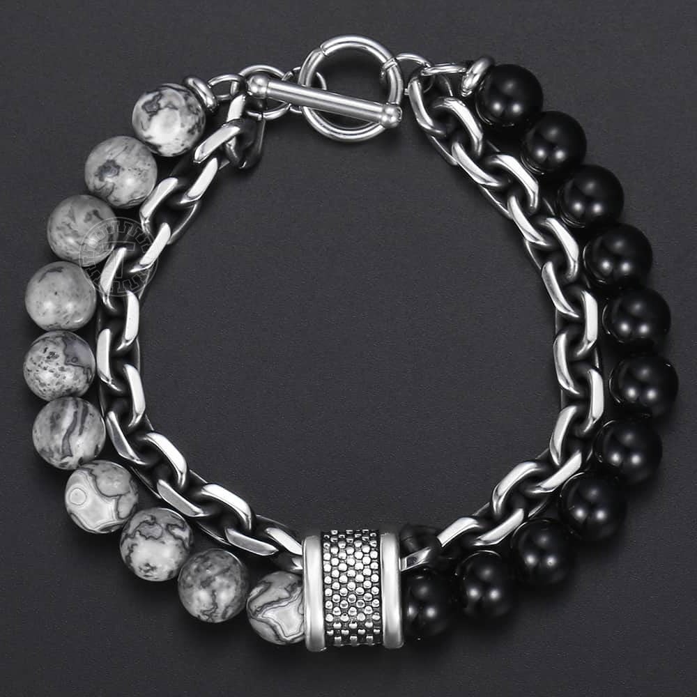 Mens Stone Bead Bracelets | Mens Bead Bracelets | Bead Bracelets Mens