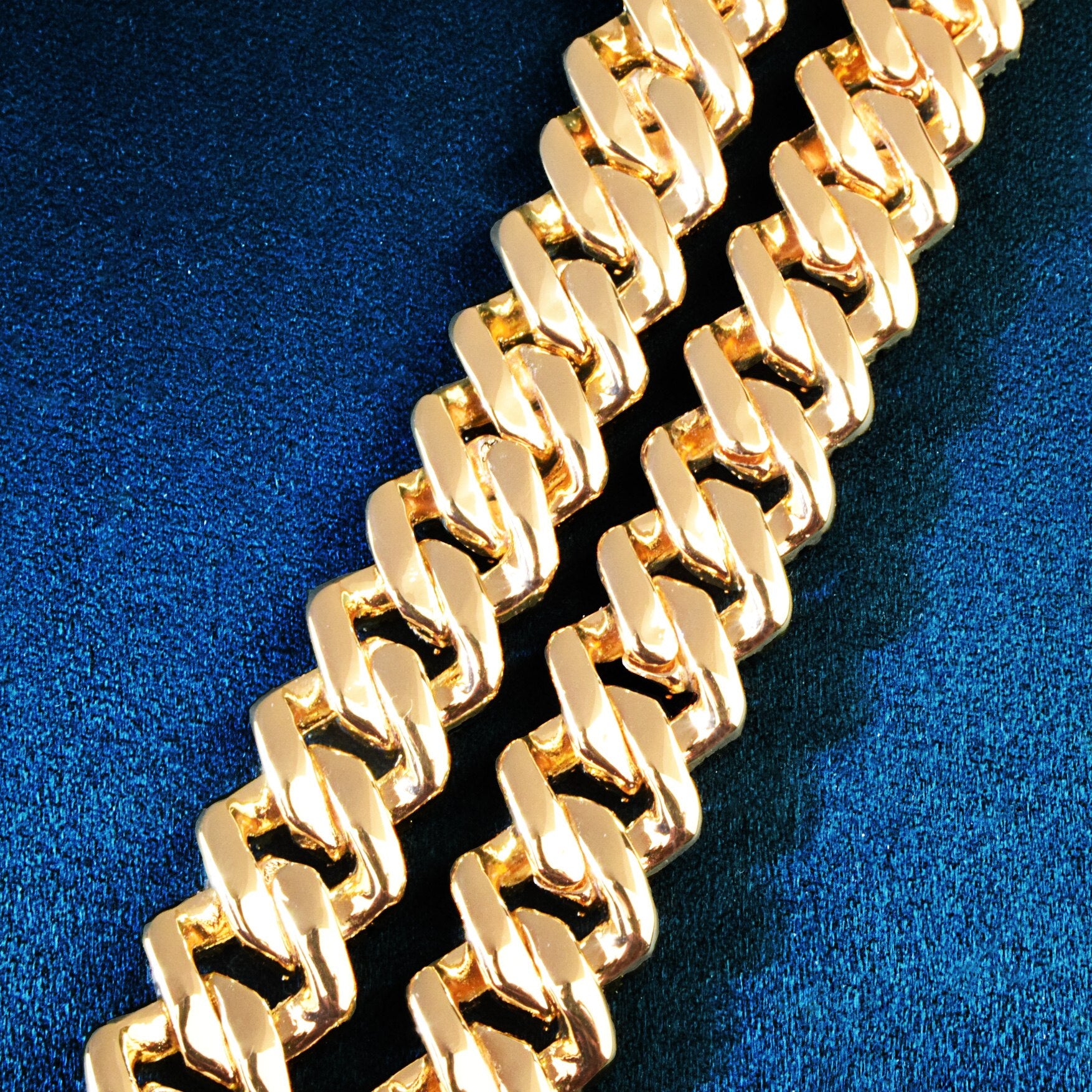 14mm | Gold Cuban Link Bracelet | Silver Cuban Link Bracelet