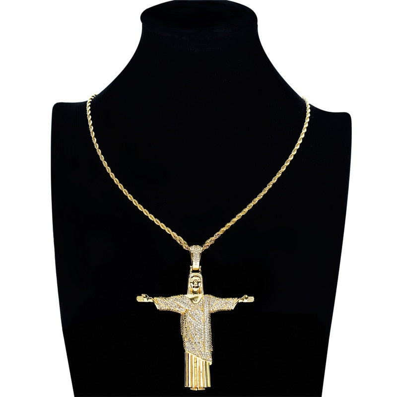 Jesus on Cross Pendant | Crucifix Necklace