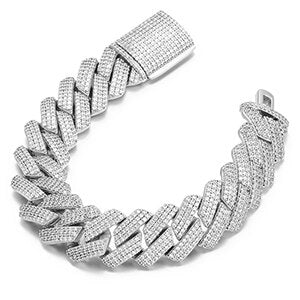 20mm | Gold Cuban Link Bracelet | Silver Cuban Link Bracelet