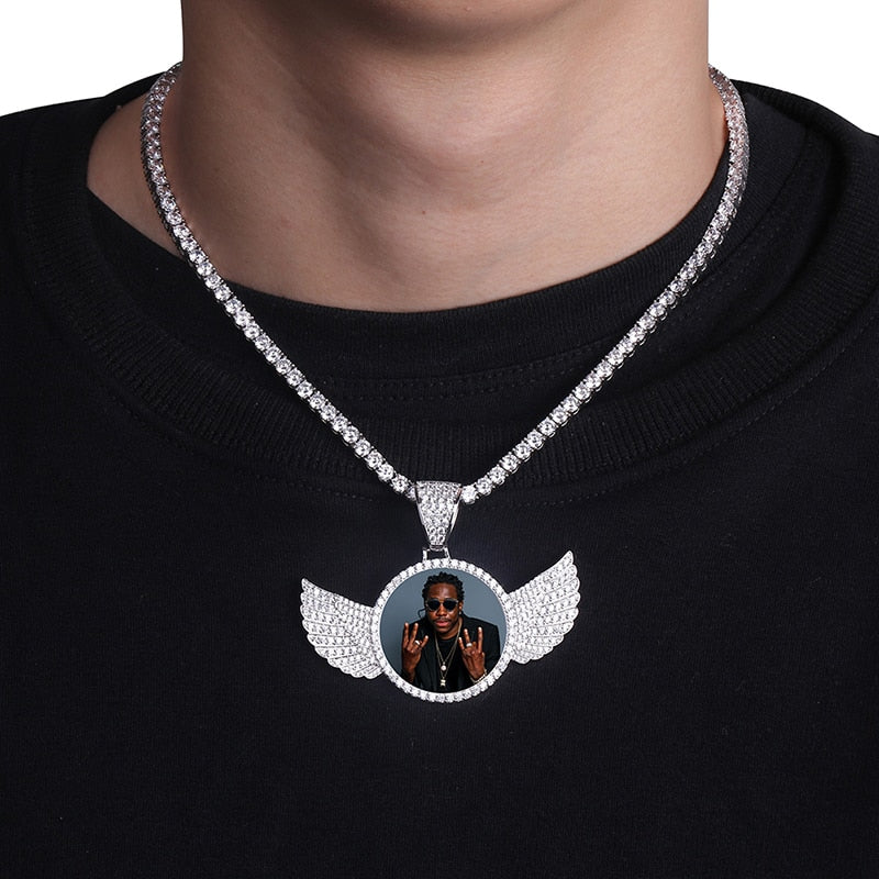 Memory Necklace with Picture | Memorial Pendant Necklace