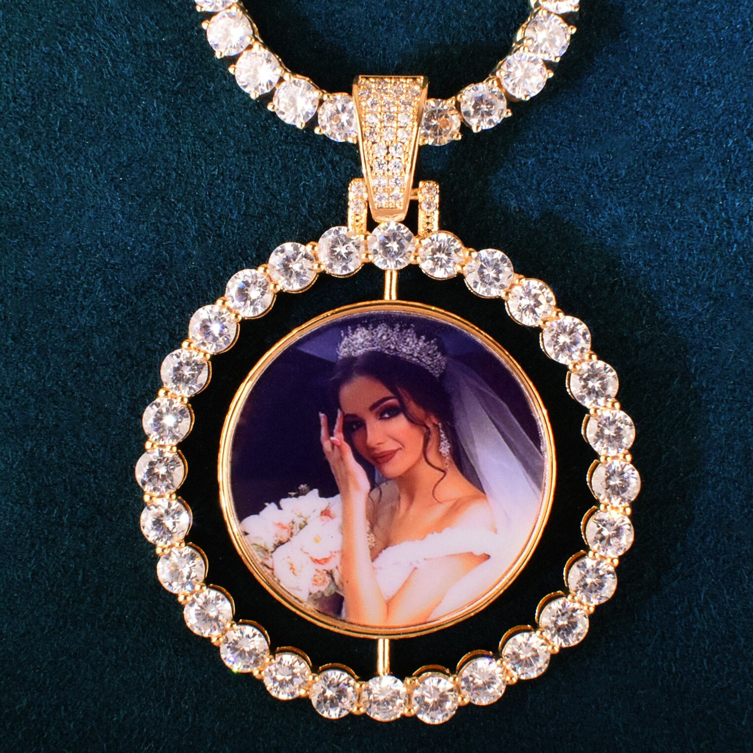 Double Sided Photo Necklace | Custom Photo Pendant Necklace