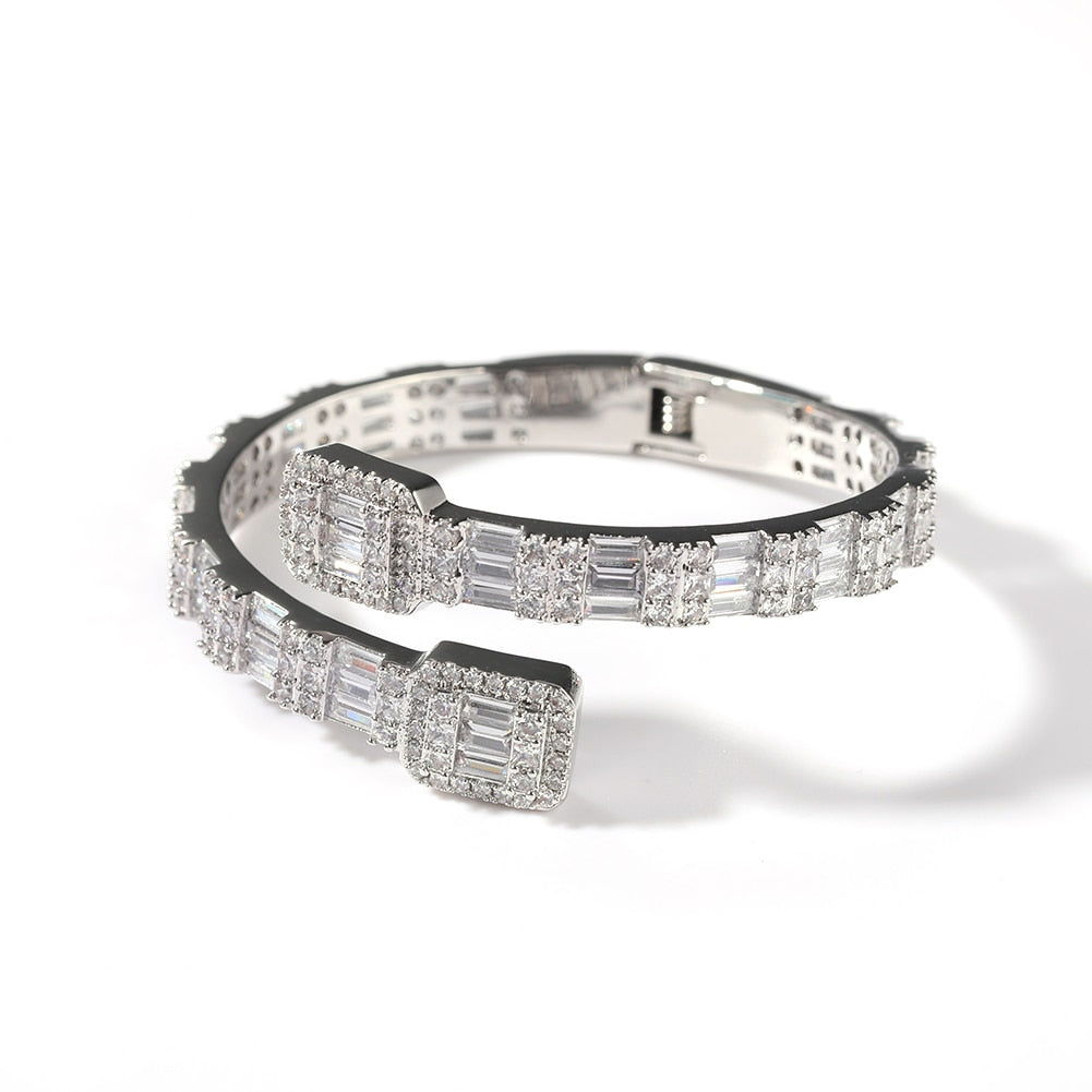 Iced Out Women's Jewelry | Diamond Bangles