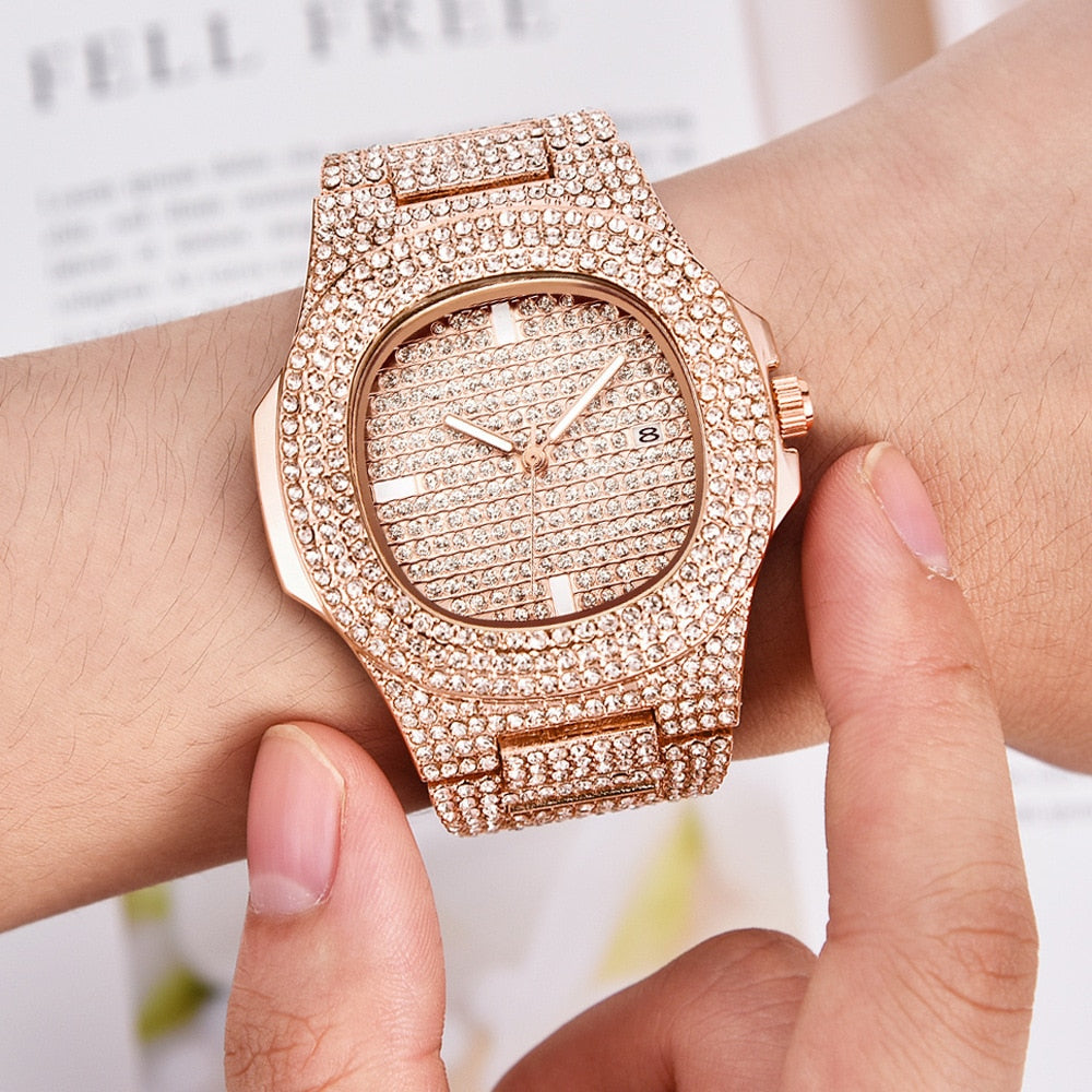 Iced Out Watch | Hip Hop Jewelry for Men