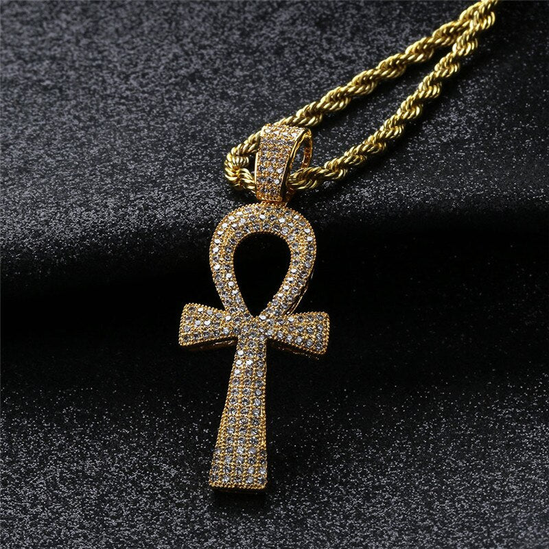 Ankh Necklace | Large Ankh Pendant | Hip Hop Jewelry Pendants