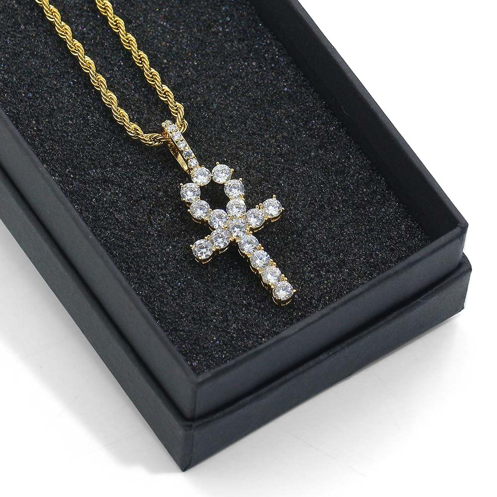 Iced Out Cross Pendant | Iced Out Cross Chain | Iced Out Cross Necklace