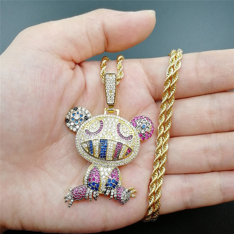 Iced Out Pendant Necklace | Hip Hop Chains and Pendants | Hip Hop Jewelry Pendants