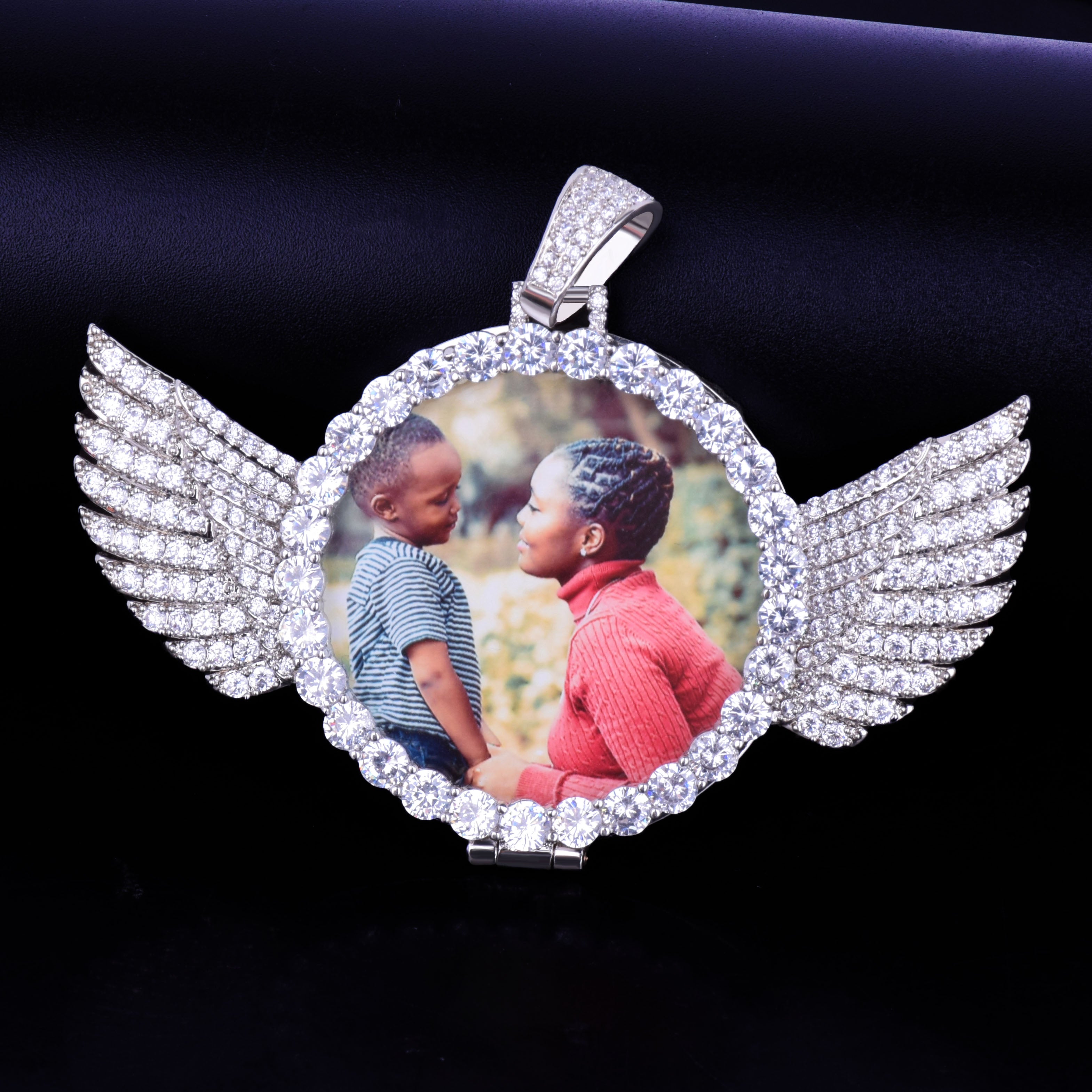 Picture Necklace | Picture Pendant | Angel Wings Design