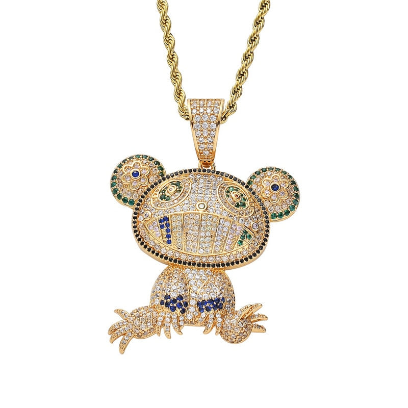 Iced Out Pendant Necklace | Hip Hop Chains and Pendants | Hip Hop Jewelry Pendants