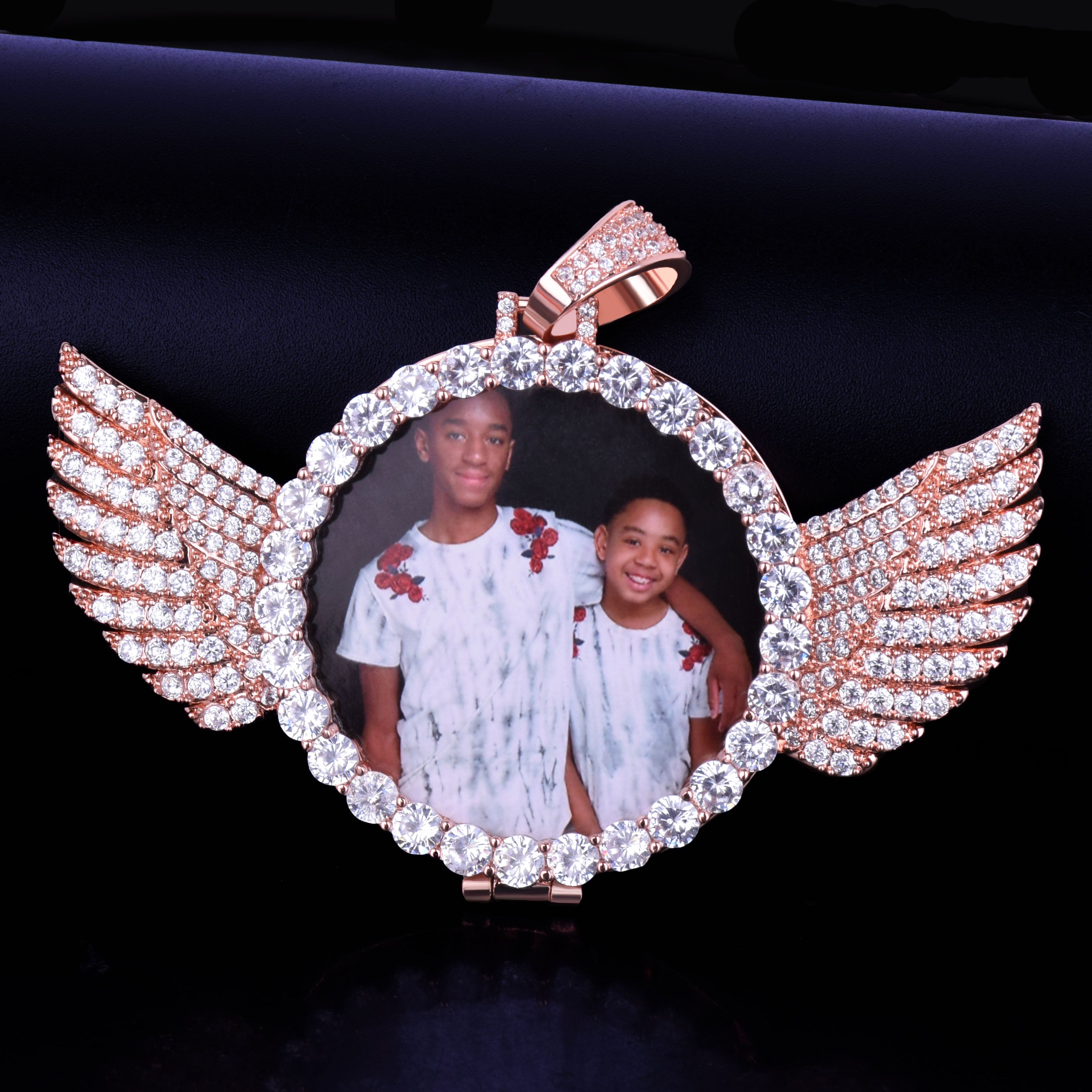 Picture Necklace | Picture Pendant | Angel Wings Design