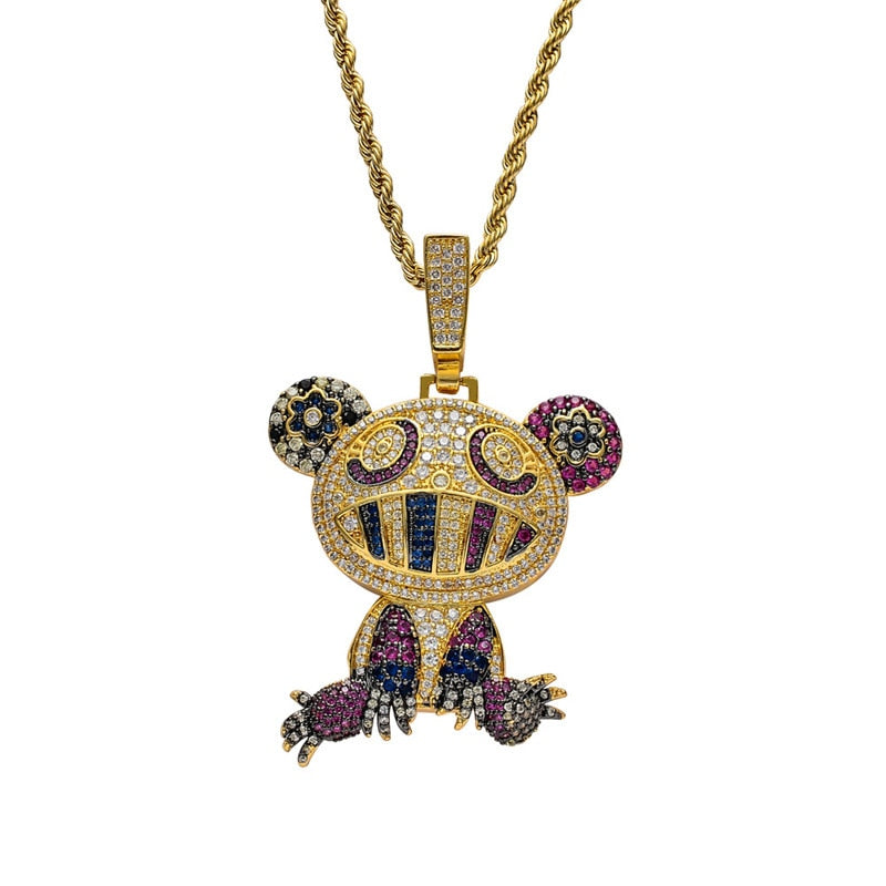 Iced Out Pendant Necklace | Hip Hop Chains and Pendants | Hip Hop Jewelry Pendants