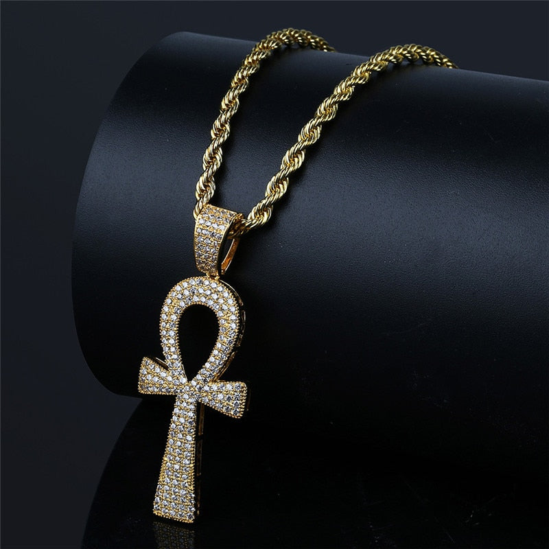 Ankh Necklace | Large Ankh Pendant | Hip Hop Jewelry Pendants