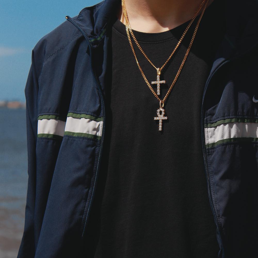 Iced Out Cross Pendant | Iced Out Cross Chain | Iced Out Cross Necklace