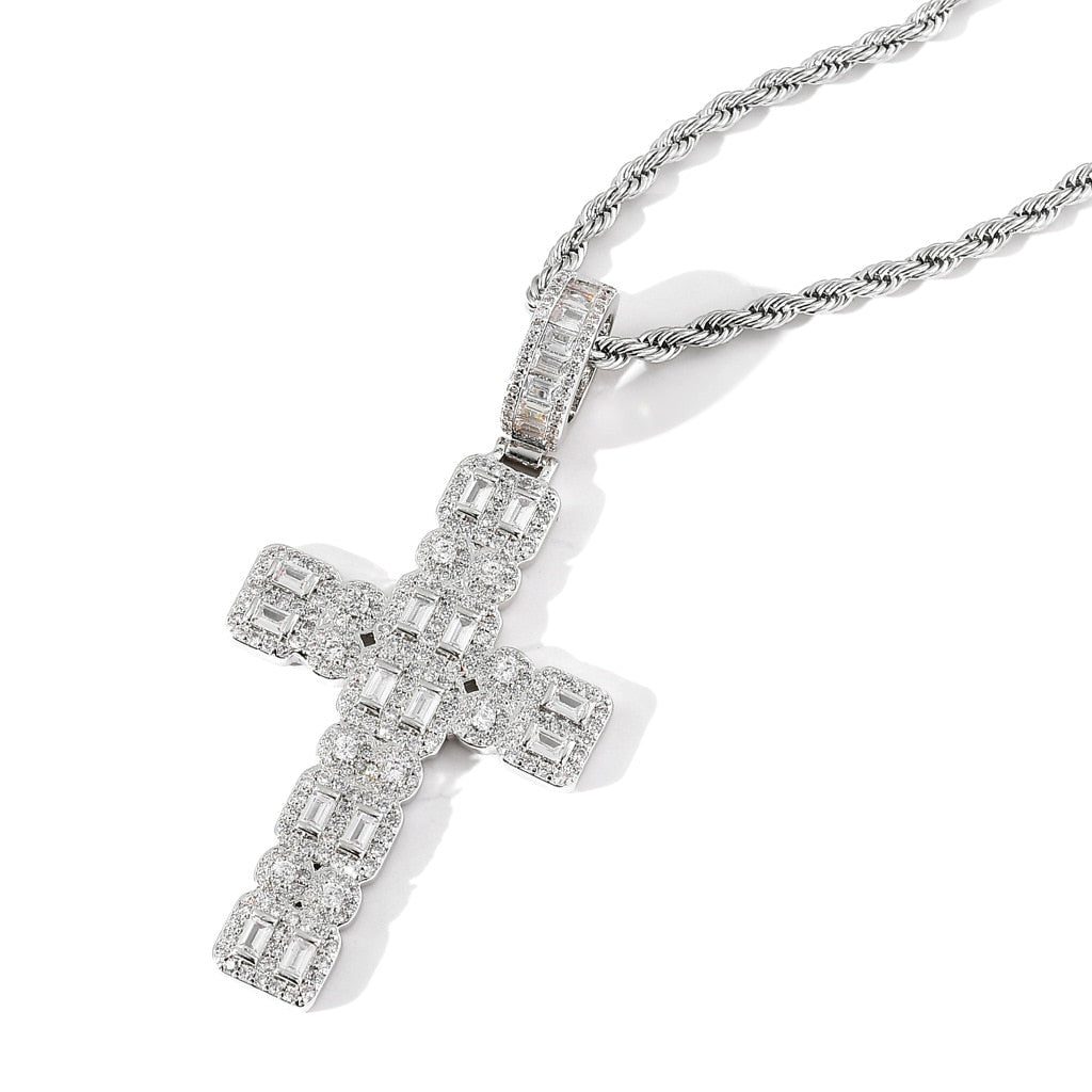 Diamond Cross Pendant | Diamond Cross Pendants | Silver Cross Pendants