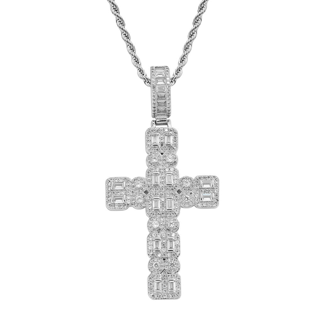 Diamond Cross Pendant | Diamond Cross Pendants | Silver Cross Pendants