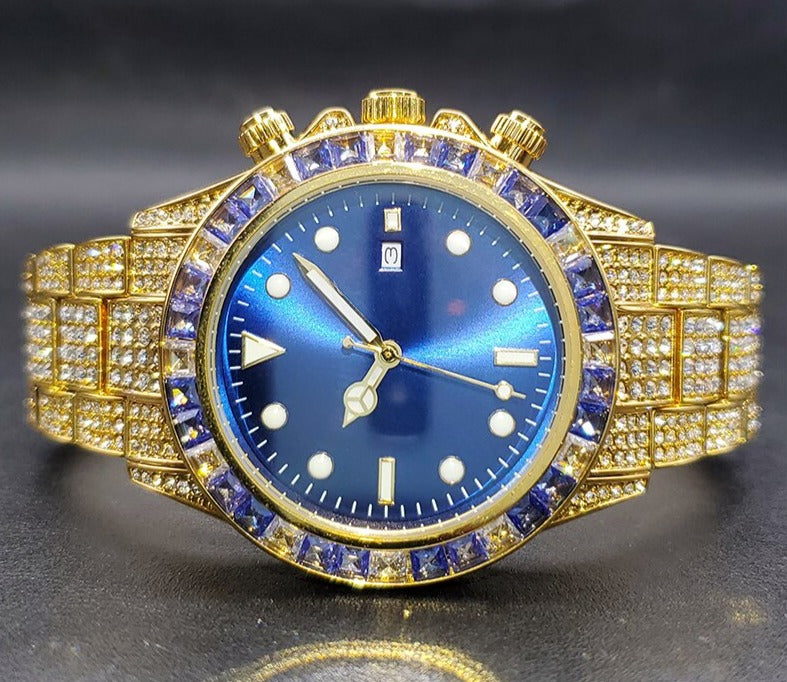 Iced Out Watch | Iced Out Watches Mens | Diamond Watches for Men