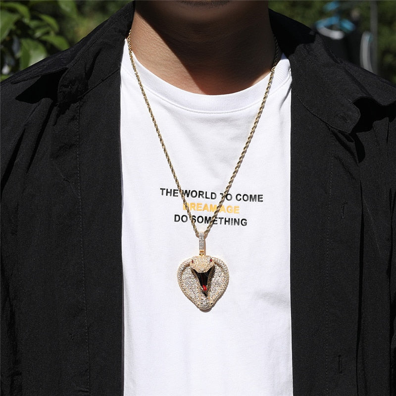 Cobra Pendant | King Cobra Pendant | Gold Cobra Necklace