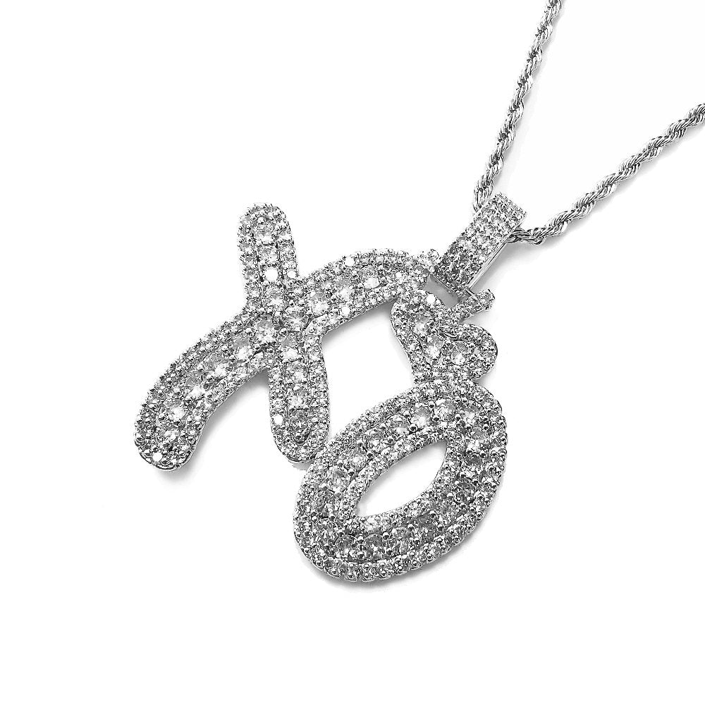 Diamond Necklace XO | XO Pendant the Weekend | XO Necklace the Weekend