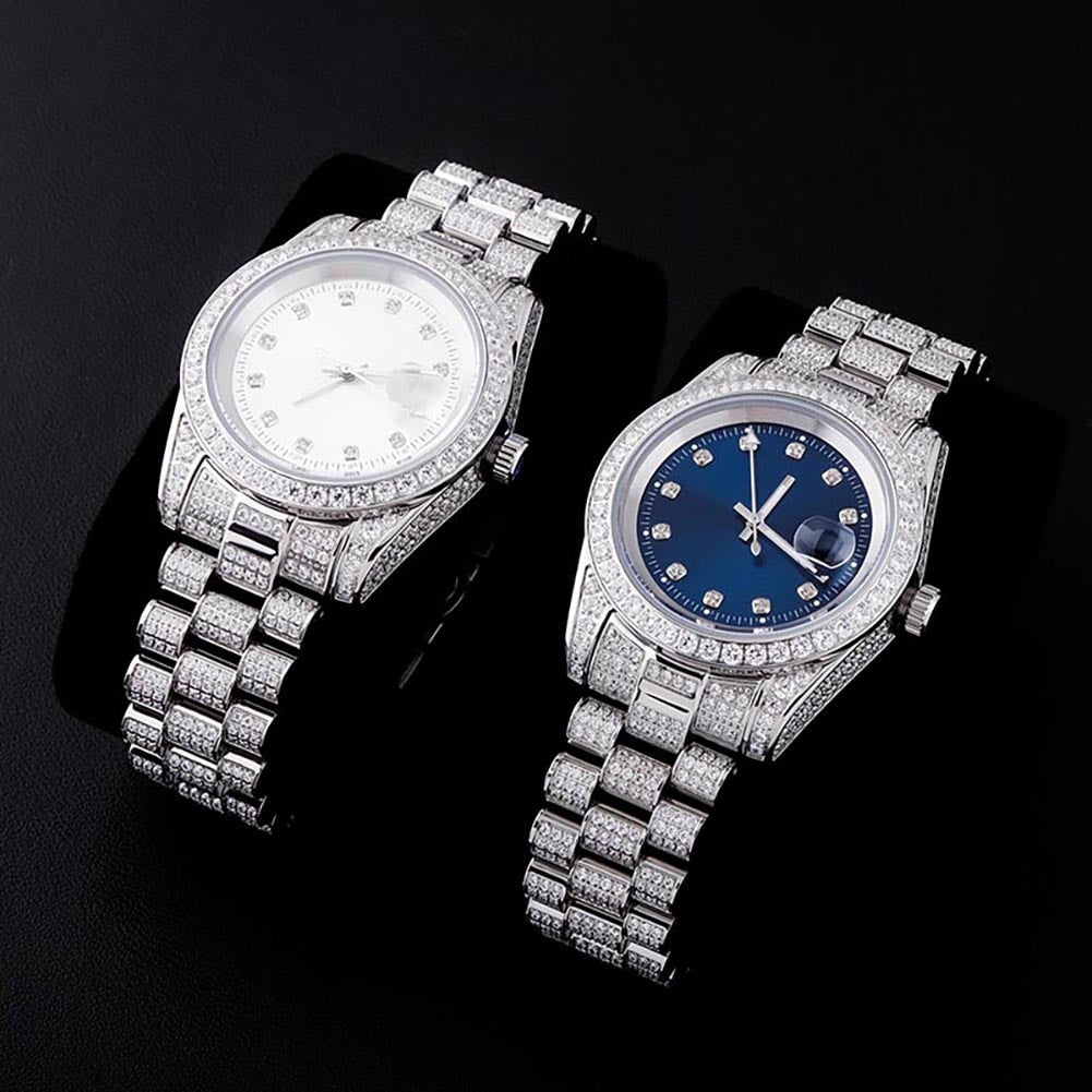 Male diamond online watch