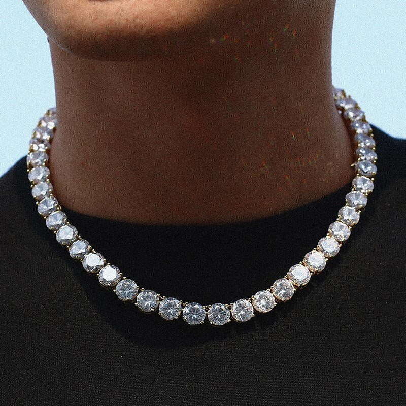 8mm Diamond Tennis Chain | Iced Out Tennis Chain